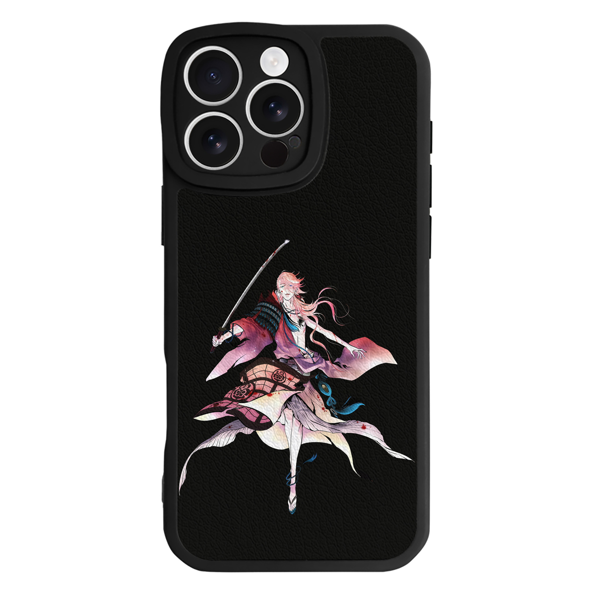 （画像用） 刀剣乱舞 Touken Ranbu 【iPhone 16シリーズ対応】シリコンスマホケース（レザー調） 材質：シリコン